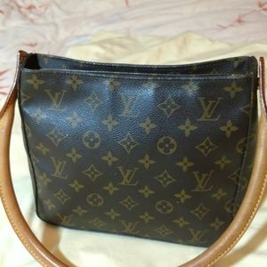 Auth.LV Monogram looping MM shoulder bag FL0092